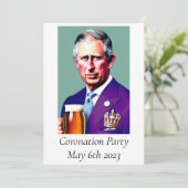 Invitation du Coronation Party (Debout devant)