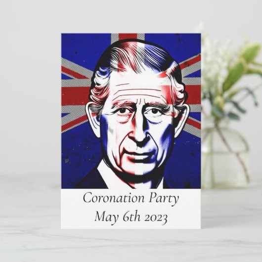 Invitation du Coronation Party (Debout devant)