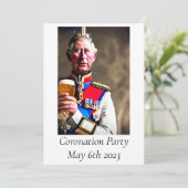 Invitation du Coronation Party (Debout devant)