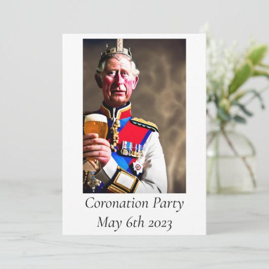 Invitation du Coronation Party (Debout devant)