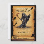 Invitation du Costume d'Halloween (Devant)