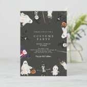 Invitation du Costume d'Halloween (Debout devant)