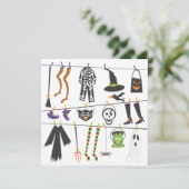 Invitation du Costume d'Halloween (Debout devant)