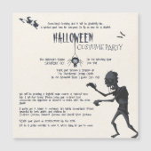 Invitation du Costume d'Halloween (Devant)