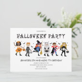 Invitation du Costume d'Halloween (Debout devant)