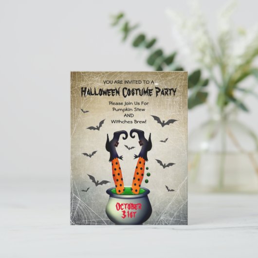 Invitation du Costume d'Halloween (Debout devant)