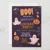 Invitation du Costume d'Halloween (Devant)