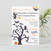 Invitation du Costume d'Halloween (Debout devant)