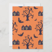 Invitation du Costume d'Halloween (Dos)