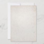 Invitation du Costume d'Halloween (Dos)