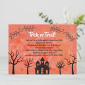 Invitation du Costume d'Halloween (Debout devant)