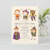 Invitation du Costume d'Halloween Anniversaire de  (Debout devant)
