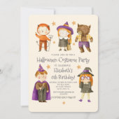 Invitation du Costume d'Halloween Anniversaire de  (Devant)