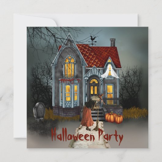 Invitation du Costume Halloween (Devant)