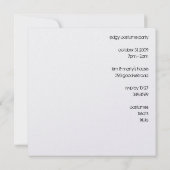 Invitation du crâne (Dos)