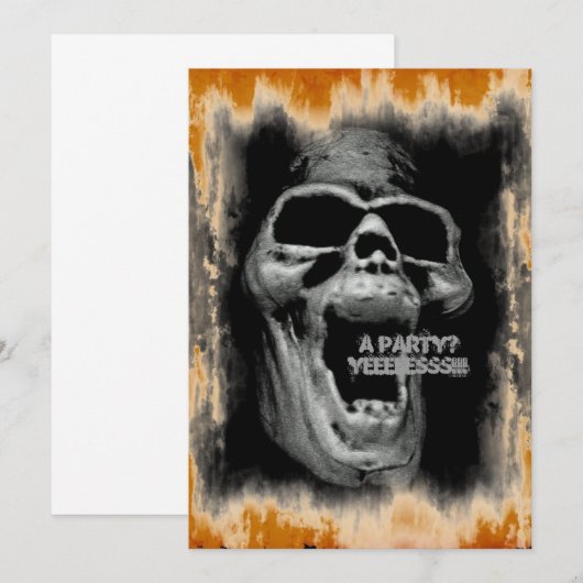 Invitation du crâne (Devant / Derrière)