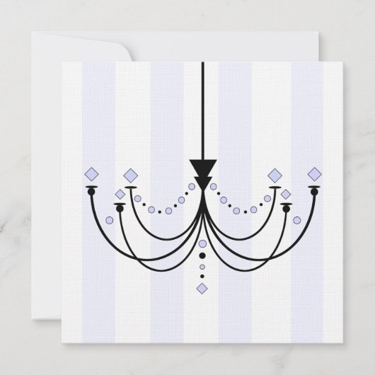 Invitation du Crystal Chandelier Party (Devant)