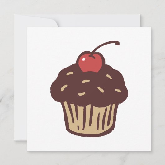 Invitation du Cupcake Party (Devant)