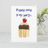 Invitation du Cupcake Party (Debout devant)