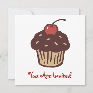 Invitation du Cupcake Party