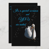 Invitation du cygne blanc (Devant / Derrière)