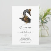 Invitation du cygne noir Quinceañera (Debout devant)