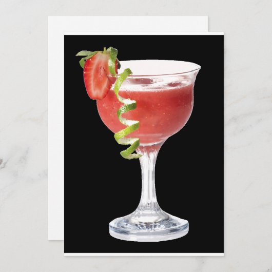 Invitation du Daiquiri Party (Devant / Derrière)