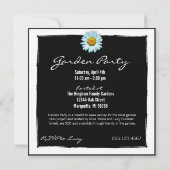 Invitation du Daisy Party (Dos)