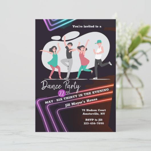 Invitation du Dance Party (Debout devant)
