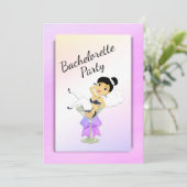 Invitation du Dark Haired Bachelorette Party (Debout devant)