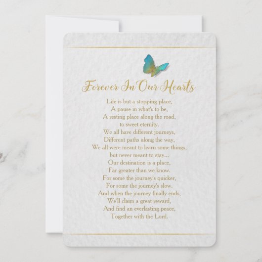 Invitation du déjeuner de la fête du papillon de v (Dos)