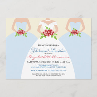 Invitation du déjeuner de la mariée et de la marié