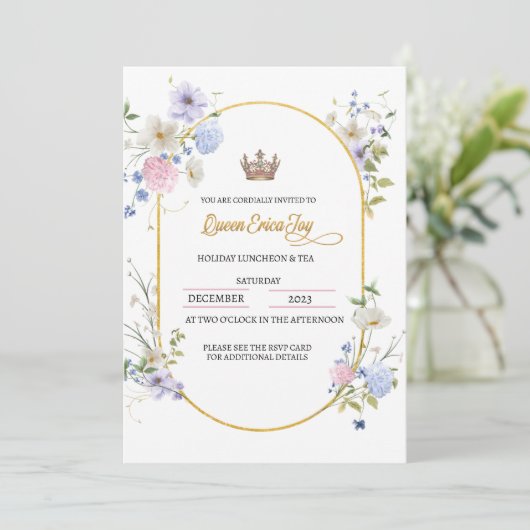 Invitation du déjeuner de la Reine (Debout devant)