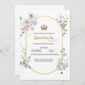 Invitation du déjeuner de la Reine (Devant / Derrière)