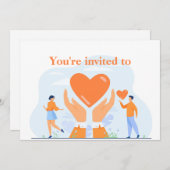 Invitation du déjeuner de reconnaissance des bénév (Devant / Derrière)