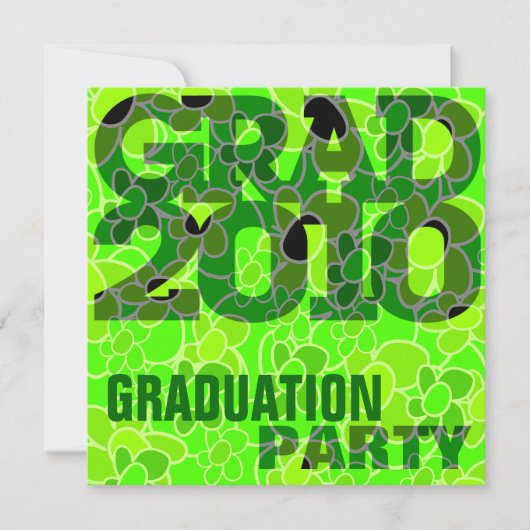 Invitation du Devenez écolo du Parti de la graduat (Devant)