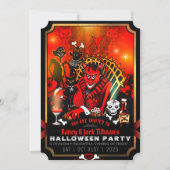 Invitation du Devil'Halloween Party (Devant)