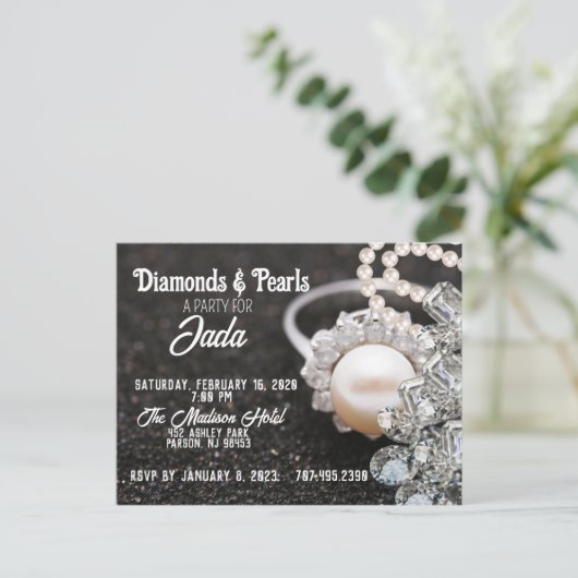 Invitation du Diamonds and Pearls Party (Debout devant)