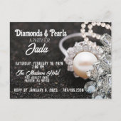 Invitation du Diamonds and Pearls Party (Devant)