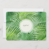 Invitation du dimanche de Palm (Dos)