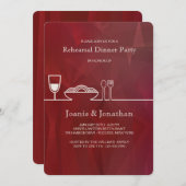 Invitation du dîner (Devant / Derrière)