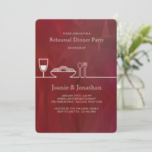 Invitation du dîner (Debout devant)