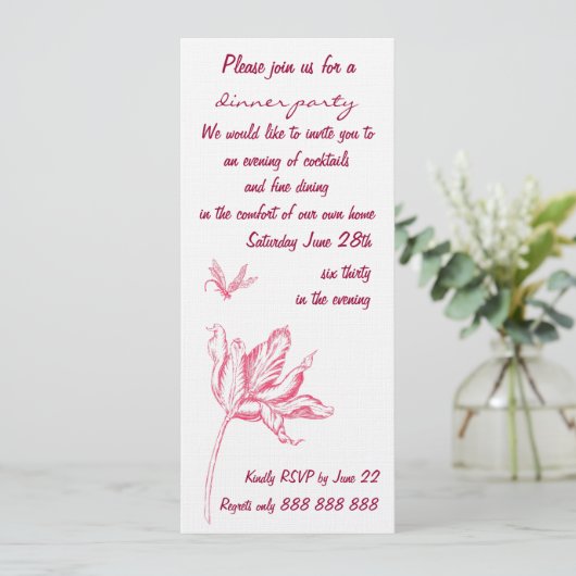 Invitation du dîner (Debout devant)