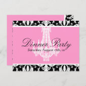 Invitation du dîner (Devant / Derrière)