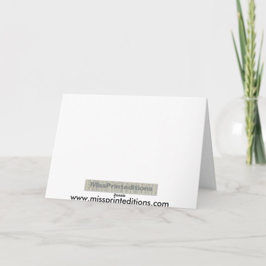 Invitation du dîner (Dos)