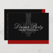 Invitation du dîner (Devant / Derrière)