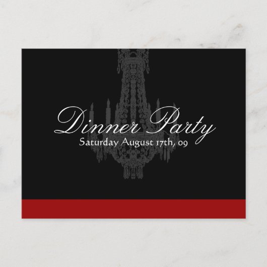 Invitation du dîner (Devant)