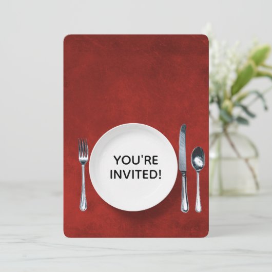 Invitation du dîner (Debout devant)