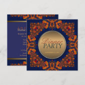 Invitation du dîner de la tribu orientale (Devant / Derrière)