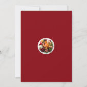 Invitation du dîner de Noël (Dos)